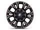 Fuel Wheels Vapor Matte Black Machined Wheel; 18x9 (97-06 Jeep Wrangler TJ)