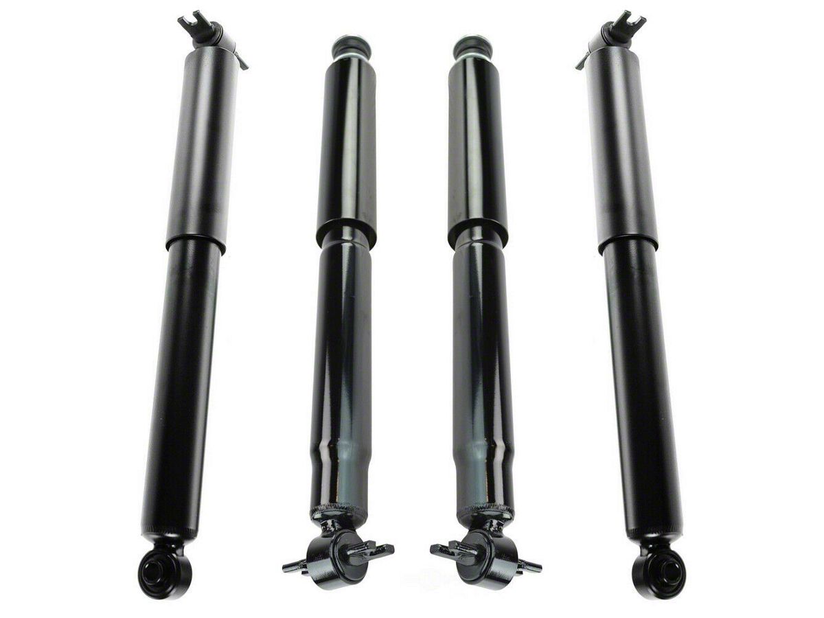 Jeep Wrangler Front and Rear Shocks for Stock Height (97-06 Jeep Wrangler TJ)  - Free Shipping