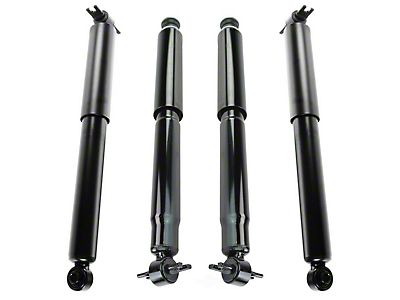 Jeep Wrangler Front and Rear Shocks for Stock Height (97-06 Jeep Wrangler TJ)  - Free Shipping