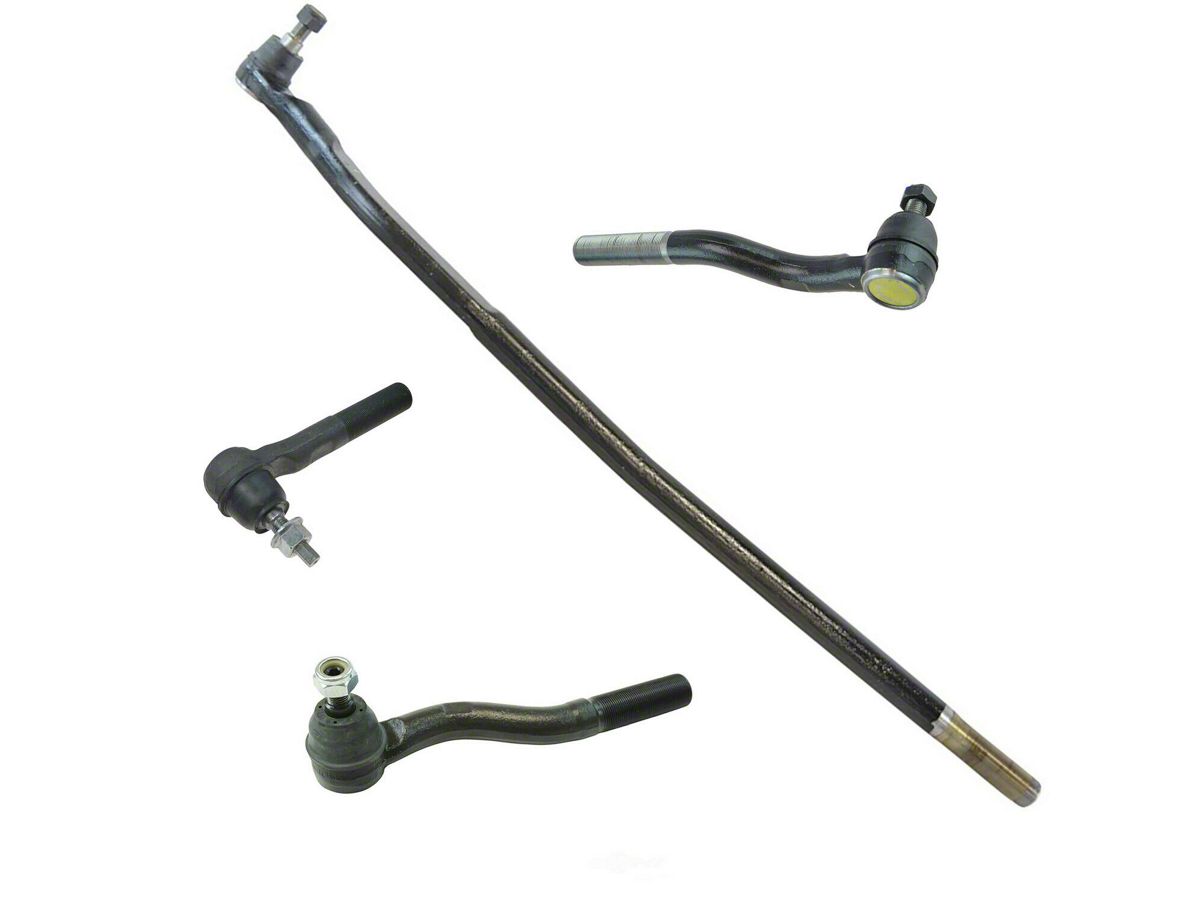 Jeep Wrangler Front Inner and Outer Tie Rod Set (07-18 Jeep Wrangler JK) -  Free Shipping
