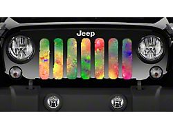 Grille Insert; Abstract of Colors (97-06 Jeep Wrangler TJ)