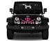 Grille Insert; Ahoy Matey Hot Pink Pirate Flag (18-24 Jeep Wrangler JL)