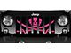 Grille Insert; Ahoy Matey Hot Pink Pirate Flag (87-95 Jeep Wrangler YJ)