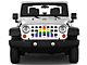 Grille Insert; Ally Flag (07-18 Jeep Wrangler JK)
