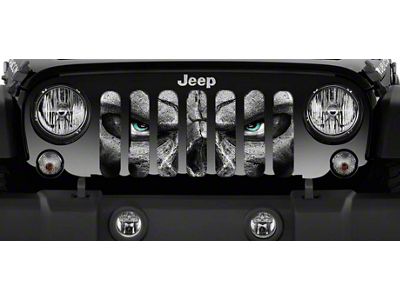 Grille Insert; Always Watching Teal Eyes (20-24 Jeep Gladiator JT)