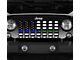 Grille Insert; American Black and White Back the Blue and Military (97-06 Jeep Wrangler TJ)