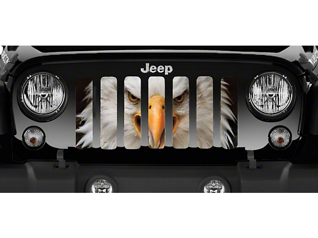 Grille Insert; American Eagle (97-06 Jeep Wrangler TJ)