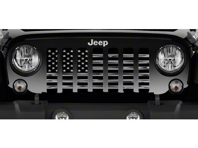 Grille Insert; American Stealth (87-95 Jeep Wrangler YJ)