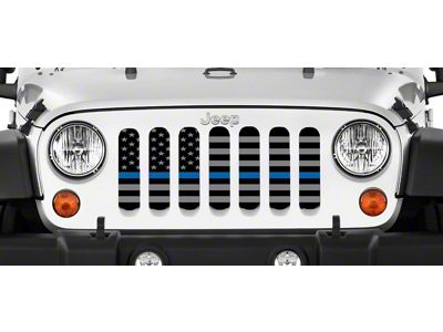 Grille Insert; American Tactical Back the Blue (20-24 Jeep Gladiator JT)