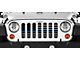 Grille Insert; American Tactical Back the Blue (87-95 Jeep Wrangler YJ)