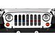 Grille Insert; American Tactical Back the Blue and Fire Department (20-24 Jeep Gladiator JT)