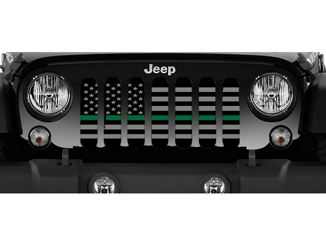 Grille Insert; American Tactical Back the Military (20-23 Jeep Gladiator JT)