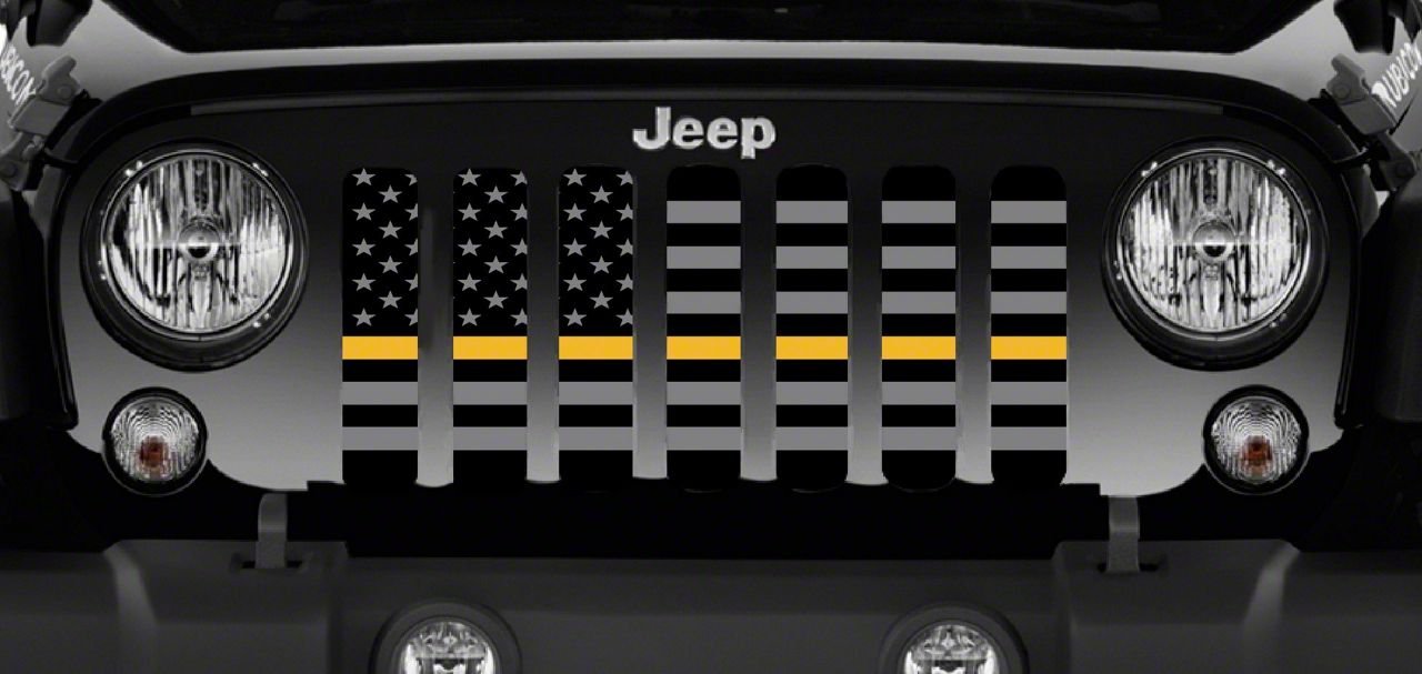 Jeep Wrangler Grille Insert American Tactical Gold Line 76 86 Jeep Cj5 And Cj7 Free Shipping 8138