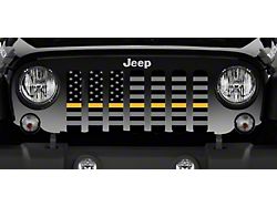 Grille Insert; American Tactical Gold Line (18-24 Jeep Wrangler JL w/o TrailCam)