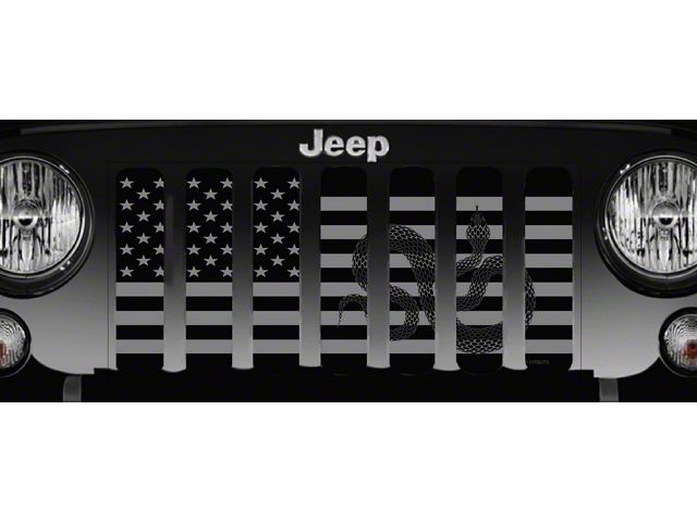 Grille Insert; American Tactical Mamba Snake (18-24 Jeep Wrangler JL w/o TrailCam)