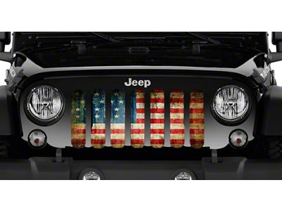 Grille Insert; American Victory (76-86 Jeep CJ5 & CJ7)