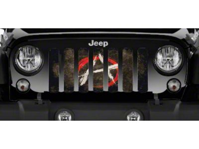 Grille Insert; Anarchy In The Streets (76-86 Jeep CJ5 & CJ7)