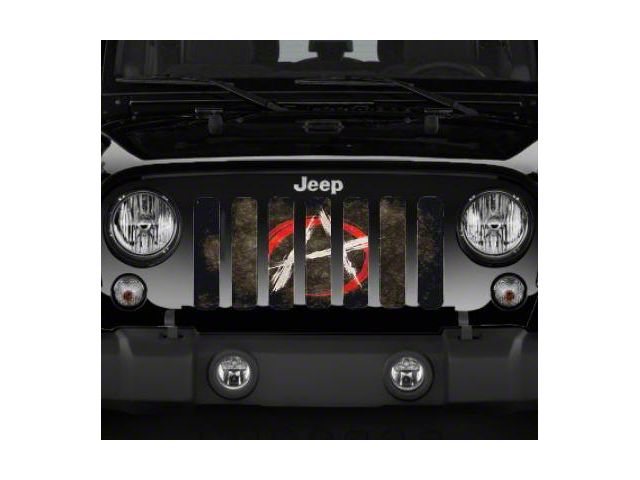 Grille Insert; Anarchy In The Streets (20-24 Jeep Gladiator JT)
