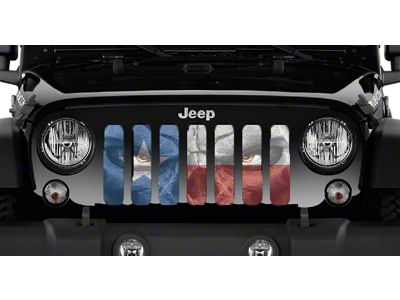 Grille Insert; Angry Texan (20-24 Jeep Gladiator JT)