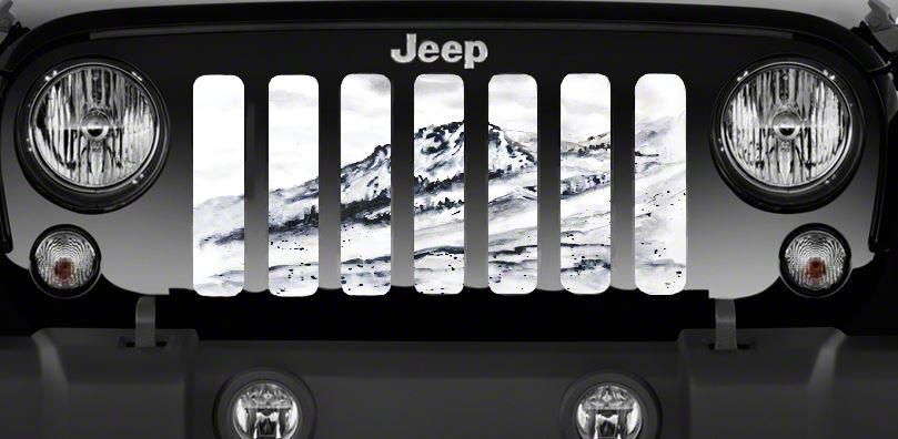 Grille Insert; Appalachian Mountains (97-06 Jeep Wrangler TJ)