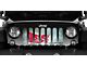 Grille Insert; Argh Red Pirate Flag (20-24 Jeep Gladiator JT)