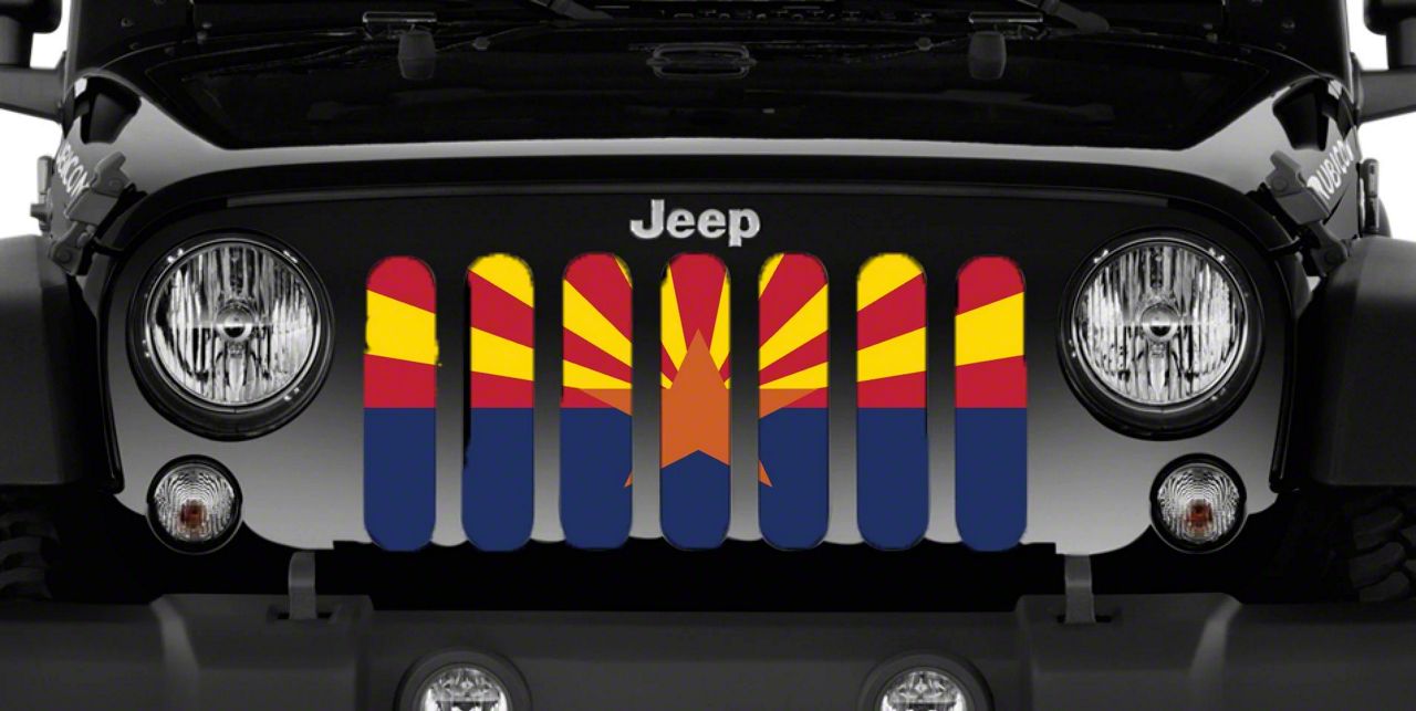 Grille Insert; Arizona State Flag (20-23 Jeep Gladiator JT)