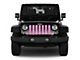 Grille Insert; Baby Pink Storm (18-24 Jeep Wrangler JL w/o TrailCam)