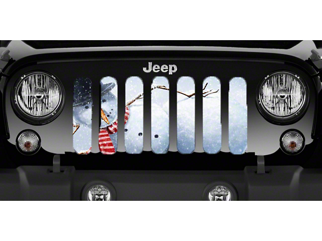 Grille Insert; Baby, It's Cold (87-95 Jeep Wrangler YJ)