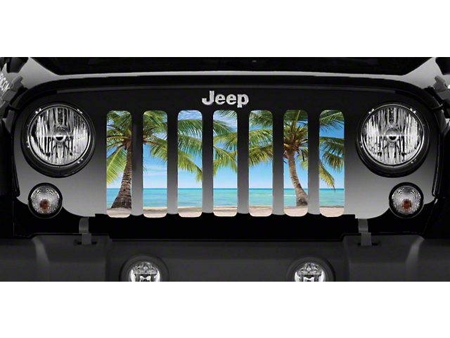 Grille Insert; Beach Life (20-23 Jeep Gladiator JT)