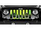 Grille Insert; Bigfoot Bright Green Background (87-95 Jeep Wrangler YJ)