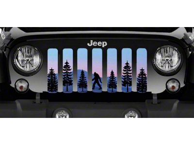 Grille Insert; Bigfoot Purple Mountain (18-24 Jeep Wrangler JL w/o TrailCam)