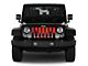 Grille Insert; Bigfoot Red Background (87-95 Jeep Wrangler YJ)