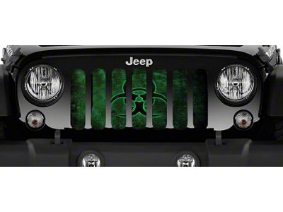 Grille Insert; Biohazard Glow (20-24 Jeep Gladiator JT)