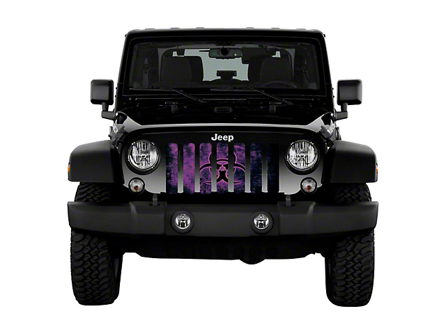 Grille Insert; Biohazard Glow Purple (07-18 Jeep Wrangler JK)
