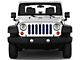 Grille Insert; Black and Blue American Flag (97-06 Jeep Wrangler TJ)