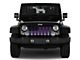 Grille Insert; Black and Purple American Flag (07-18 Jeep Wrangler JK)