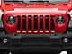Grille Insert; Black and Silver Fleck (18-24 Jeep Wrangler JL w/o TrailCam)