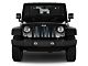 Grille Insert; Black Leopard Print (18-24 Jeep Wrangler JL w/o TrailCam)