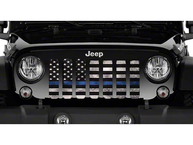 Grille Insert; Blue Steel (20-23 Jeep Gladiator JT)