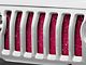 Grille Insert; Bright Pink Fleck (18-24 Jeep Wrangler JL w/o TrailCam)
