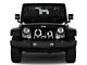 Grille Insert; Bug Eyed (18-24 Jeep Wrangler JL w/o TrailCam)