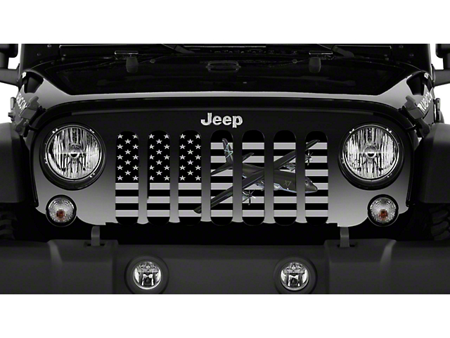 Grille Insert; C130 Tactical American (97-06 Jeep Wrangler TJ)