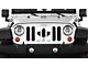 Grille Insert; Canadian Black and White (76-86 Jeep CJ5 & CJ7)