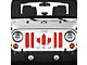 Grille Insert; Canadian Red and White (76-86 Jeep CJ5 & CJ7)