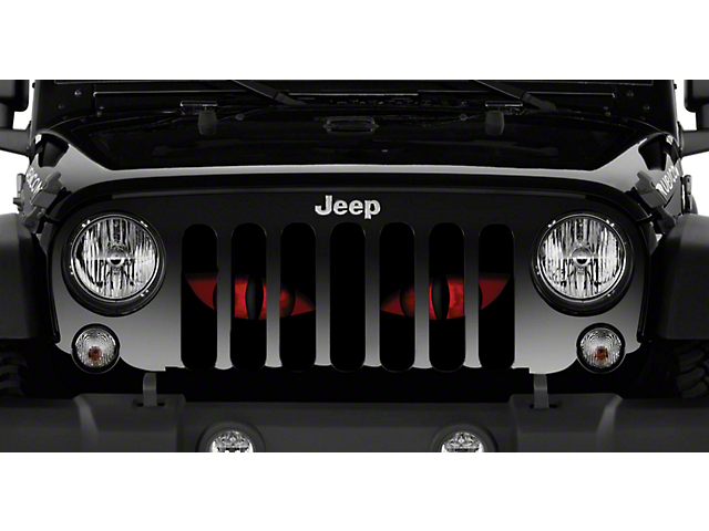 Grille Insert; Chaos (18-23 Jeep Wrangler JL w/o TrailCam)