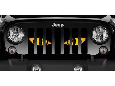 Grille Insert; Chaos Yellow Eyes (87-95 Jeep Wrangler YJ)