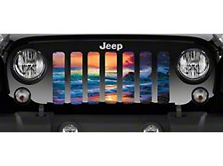Grille Insert; Colorful Beach (97-06 Jeep Wrangler TJ)