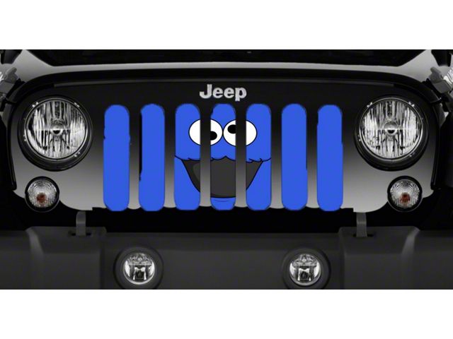 Grille Insert; Cookie Monster (76-86 Jeep CJ5 & CJ7)