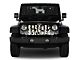 Grille Insert; Daisies (18-24 Jeep Wrangler JL w/o TrailCam)