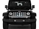 Grille Insert; Dark Gray EMS Shield (18-24 Jeep Wrangler JL w/o TrailCam)